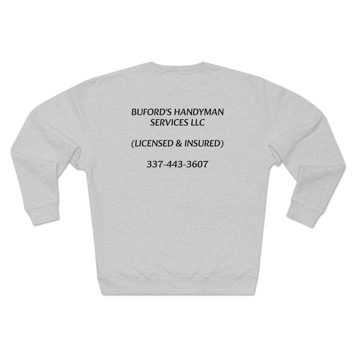 BUFORDS HANDYMAN SERVICES-Unisex Premium Crewneck Sweatshirt