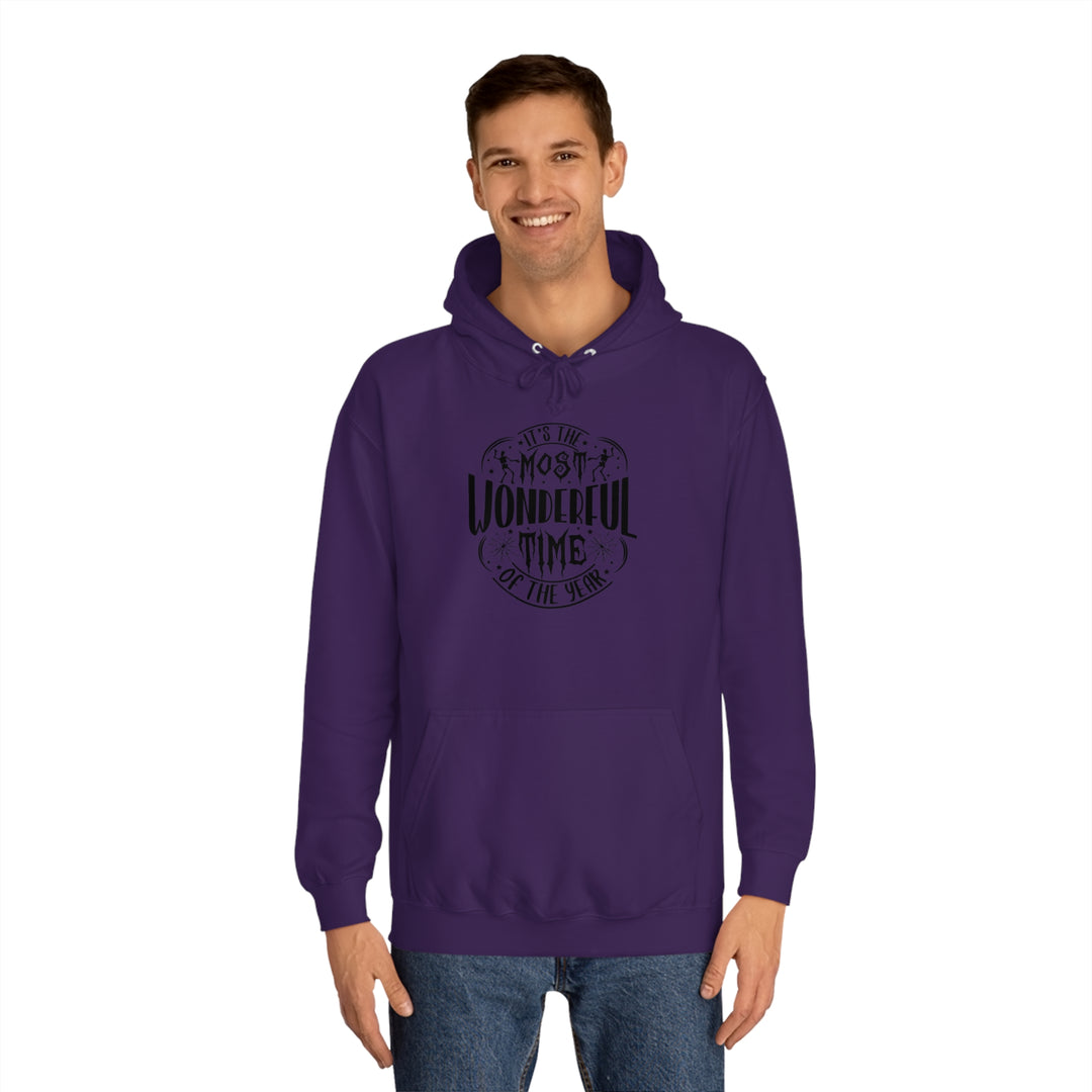 Its the most wonderful time of year-halloween-Unisex College Hoodie
