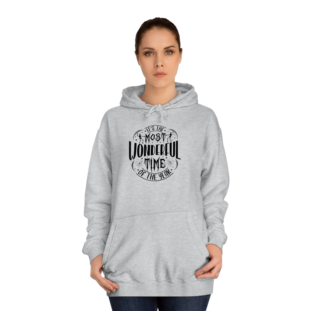 Its the most wonderful time of year-halloween-Unisex College Hoodie