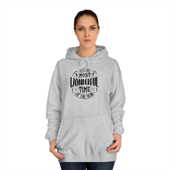 Its the most wonderful time of year-halloween-Unisex College Hoodie