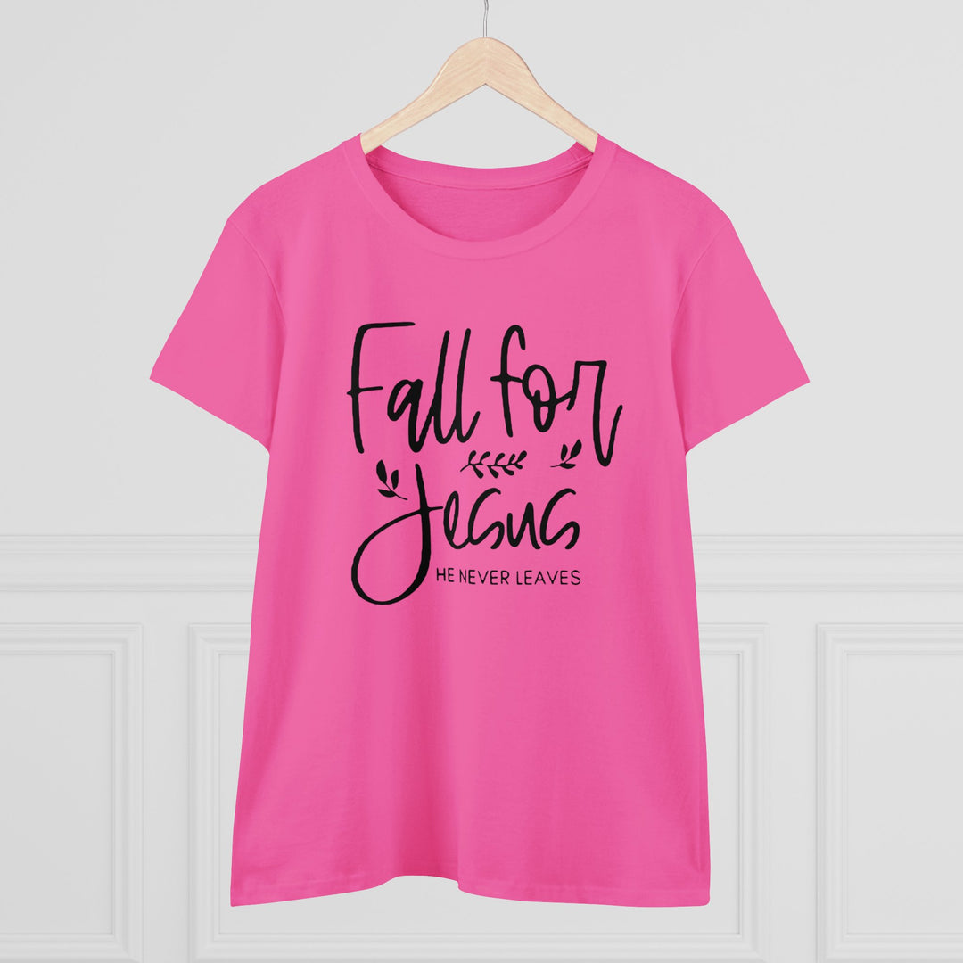 Fall For Jesus Women's Midweight Cotton Tee