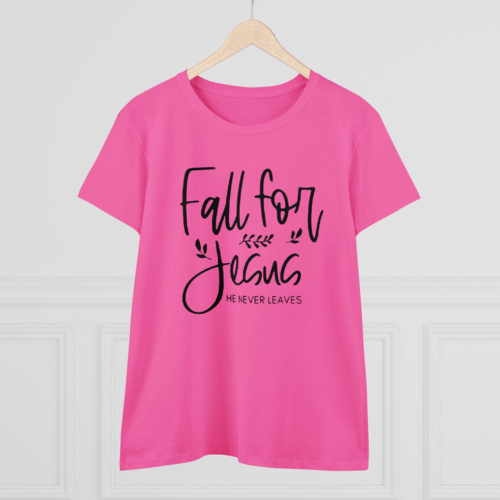 Fall For Jesus Women's Midweight Cotton Tee