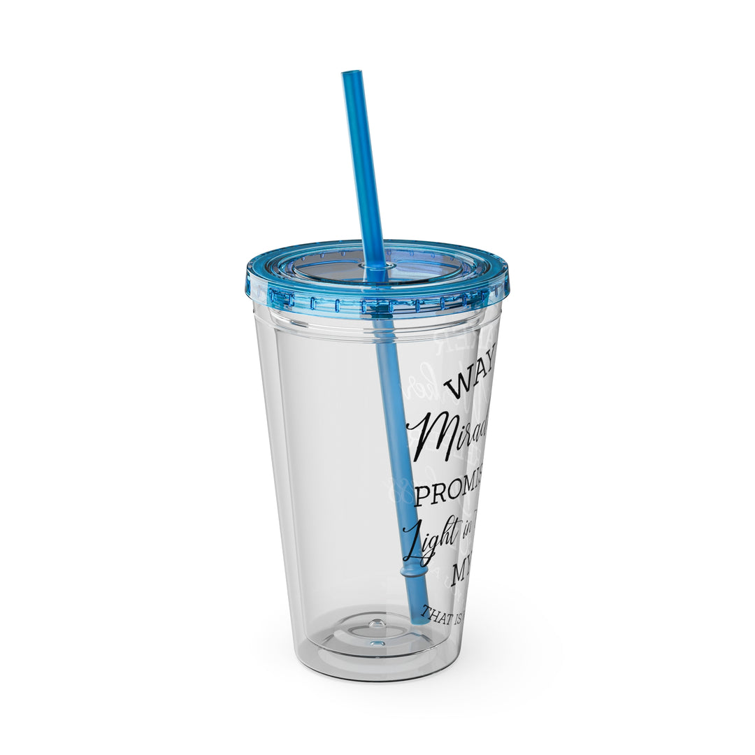 Way Maker=Sunsplash Tumbler with Straw, 16oz