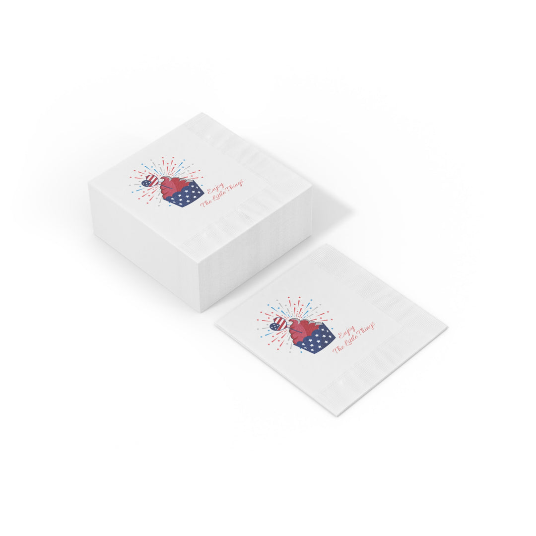 White Coined Napkins