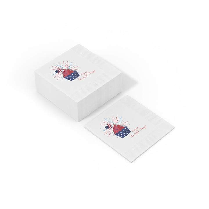 White Coined Napkins