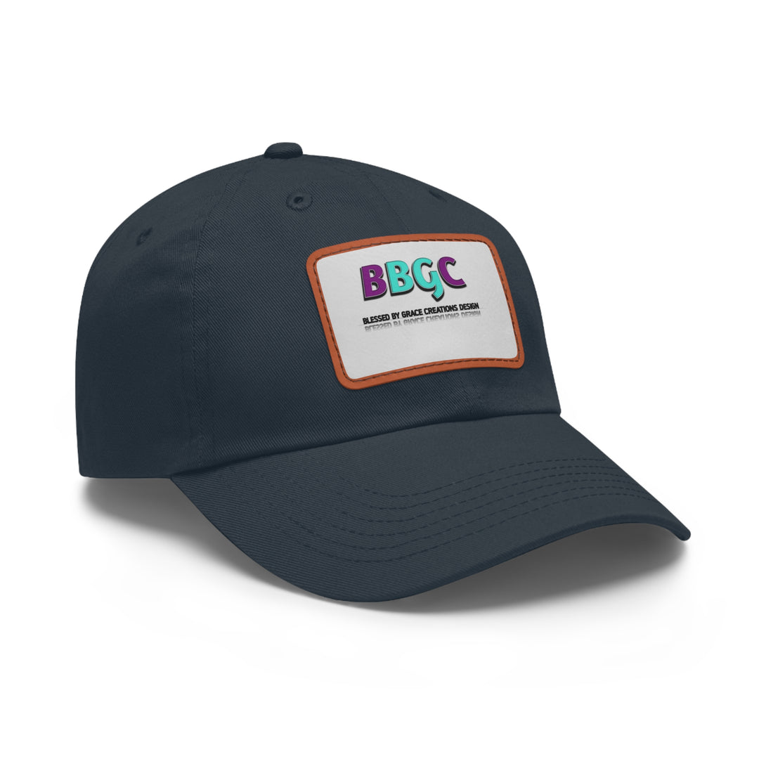 BBGC=Dad Hat with Leather Patch (Rectangle)