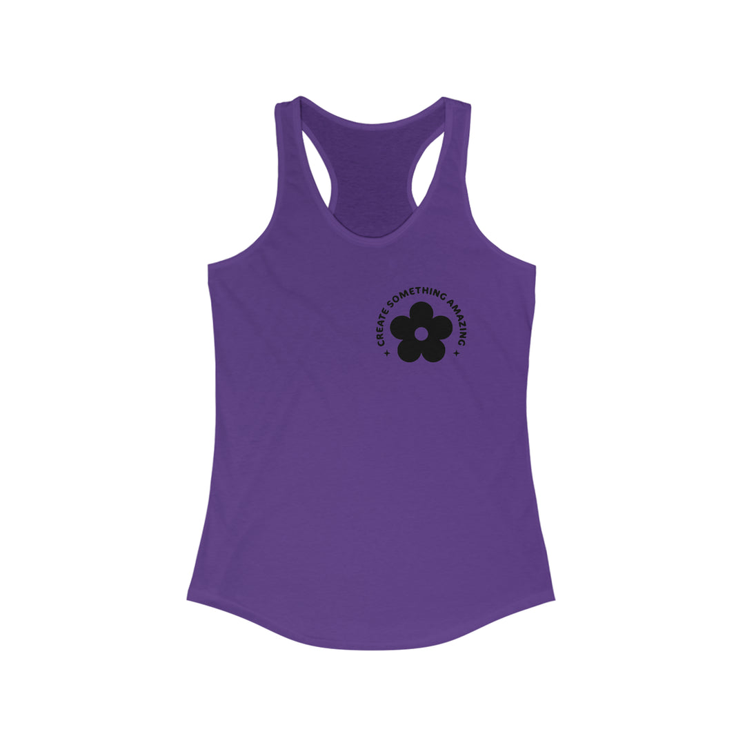 Create something amzing-Women's Ideal Racerback Tank