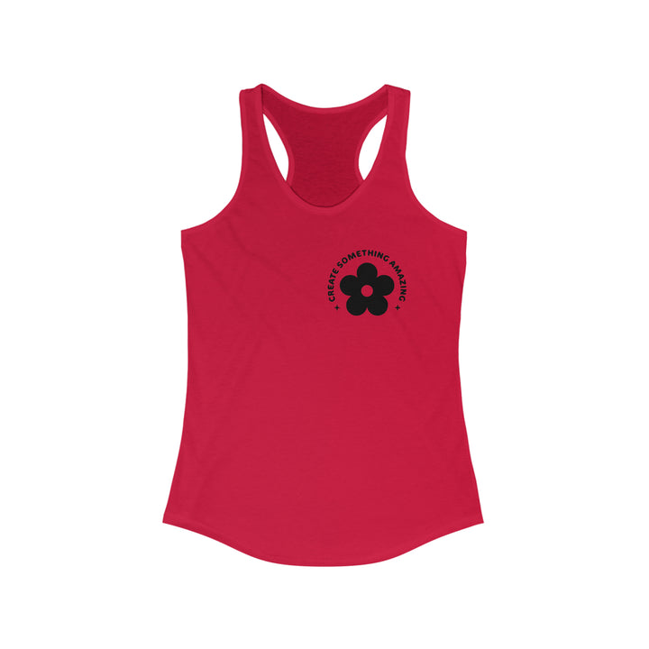 Create something amzing-Women's Ideal Racerback Tank