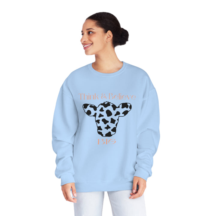 Think & Believe Big=Unisex NuBlend® Crewneck Sweatshirt
