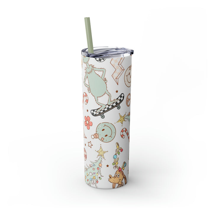 Skinny Tumbler with Straw, 20oz