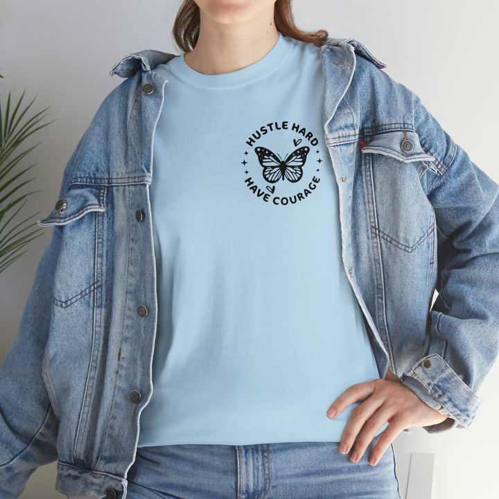 Hustle Hard-Unisex Heavy Cotton Tee