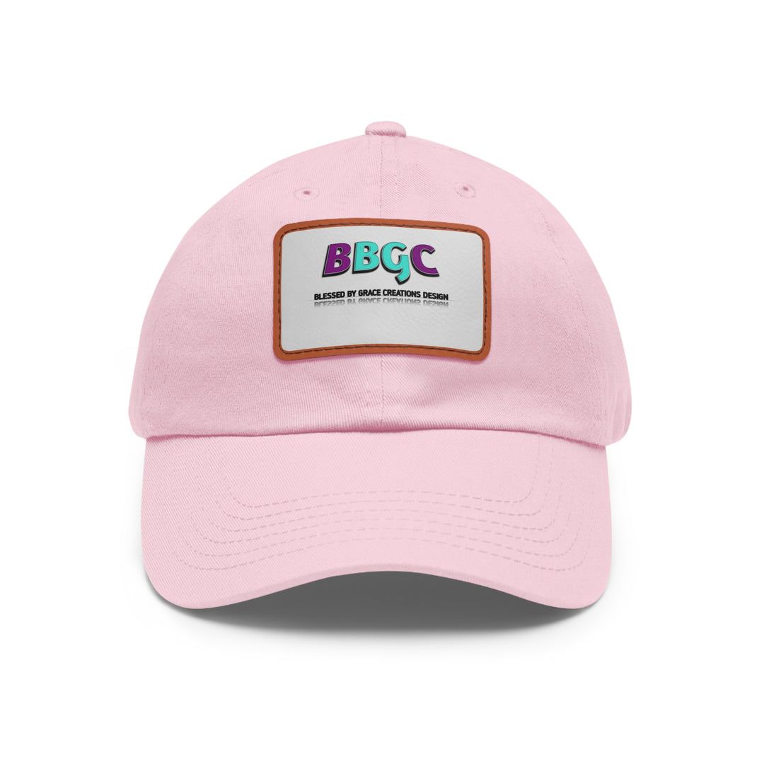 BBGC=Dad Hat with Leather Patch (Rectangle)