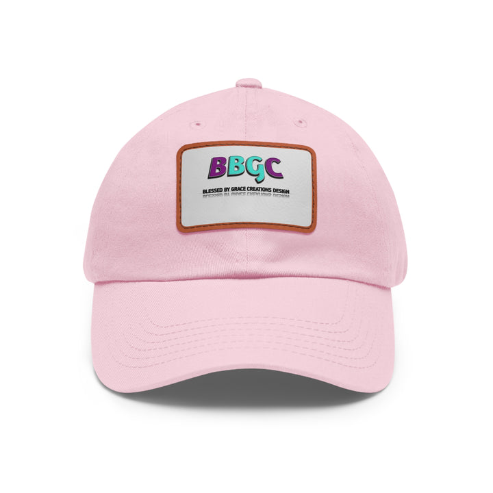 BBGC=Dad Hat with Leather Patch (Rectangle)