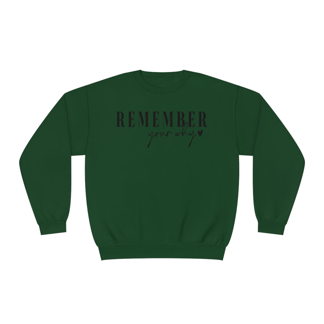 Remember your why-Unisex NuBlend® Crewneck Sweatshirt