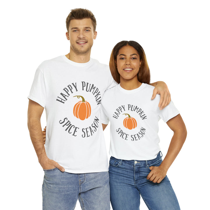 Happy Pumpkin=Unisex Heavy Cotton Tee