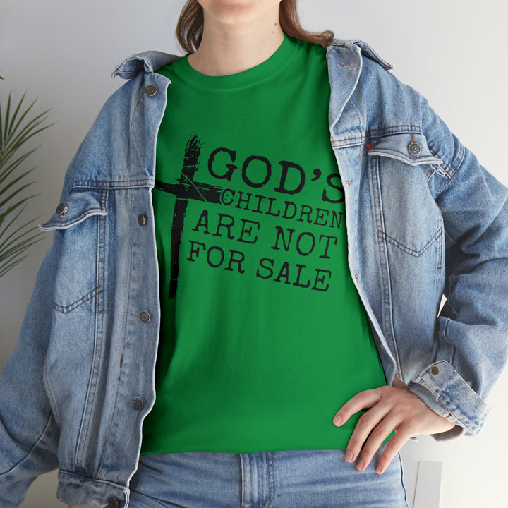 Gods children are not for sale-Unisex Heavy Cotton Tee