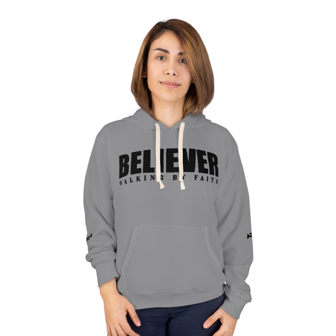 BELIEVER WALKING BY FAITH=Unisex Pullover Hoodie (AOP)