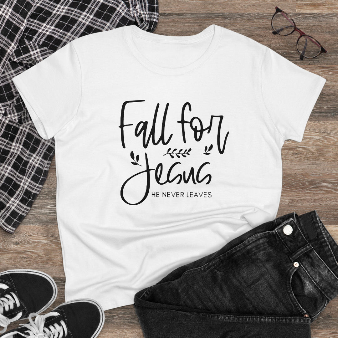 Fall For Jesus Women's Midweight Cotton Tee