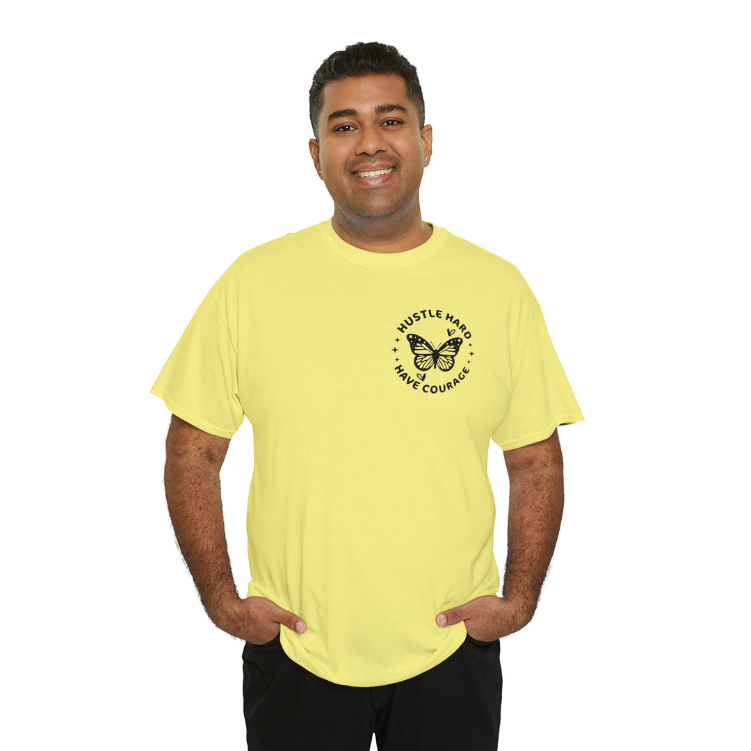 Hustle Hard-Unisex Heavy Cotton Tee