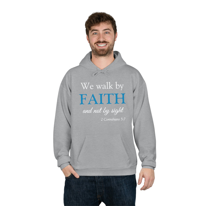 Faith=Unisex EcoSmart® Pullover Hoodie Sweatshirt
