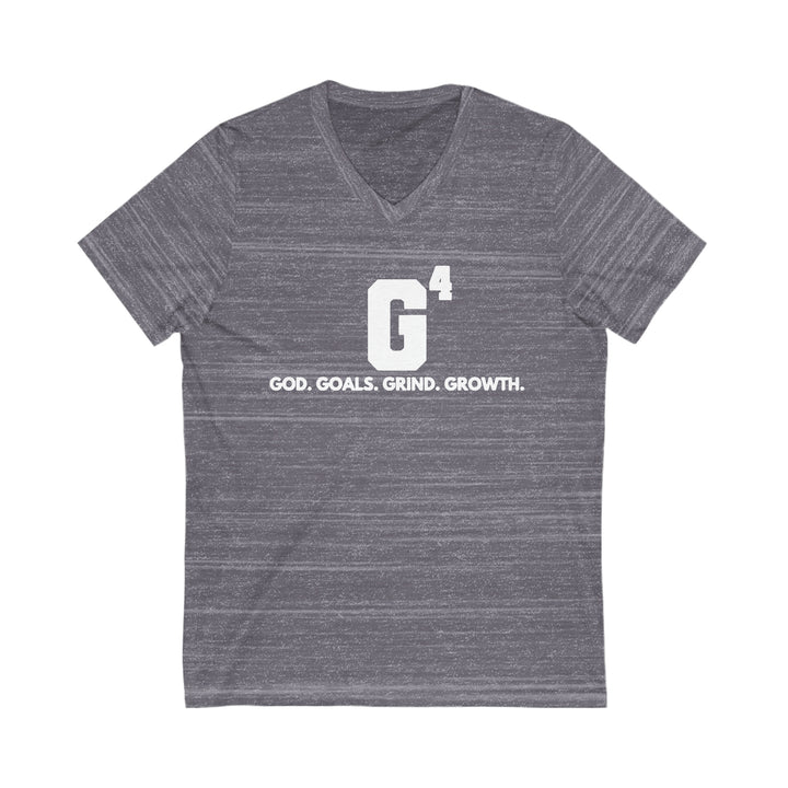 Unisex Jersey Short Sleeve V-Neck Tee