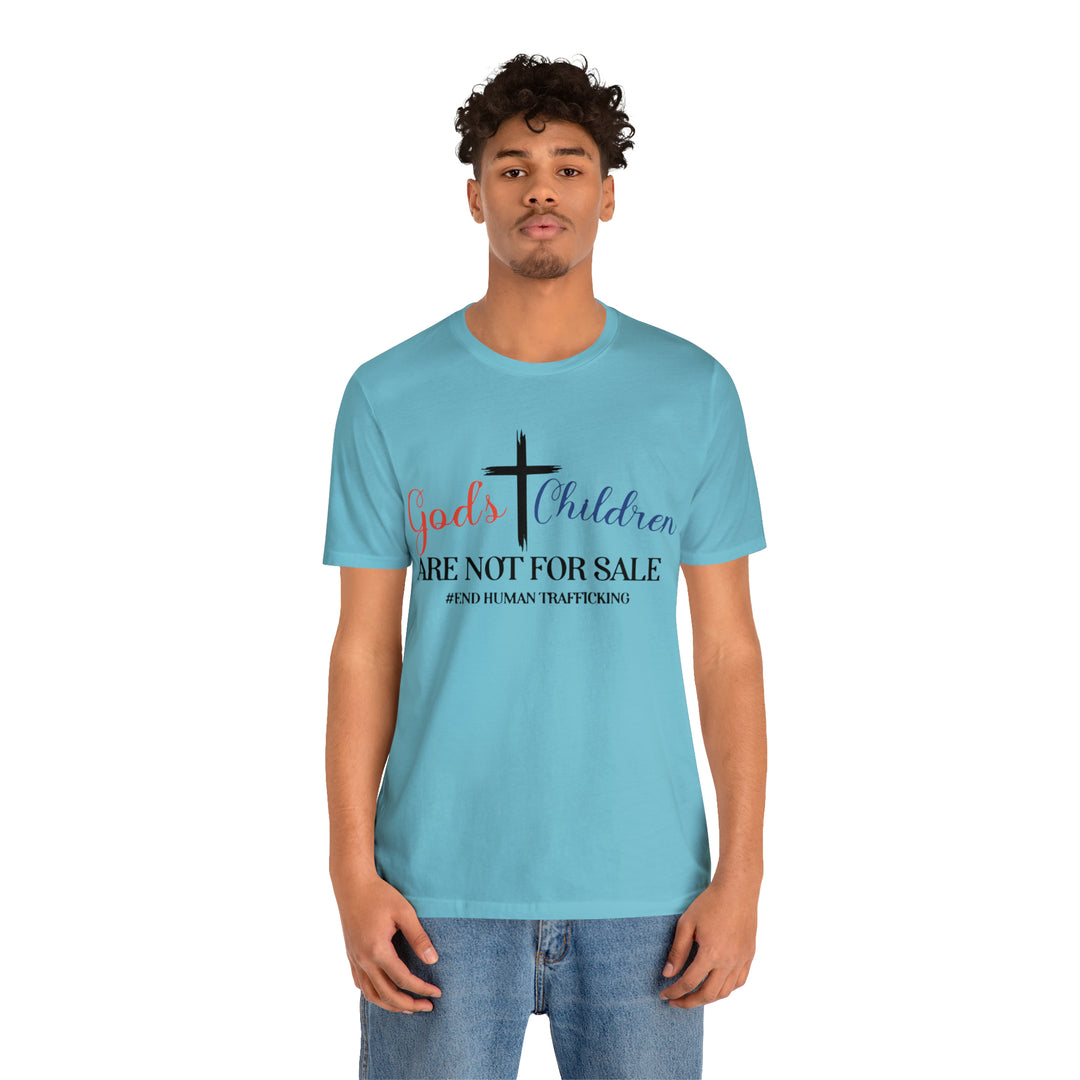 End Human trafficking-Unisex Jersey Short Sleeve Tee