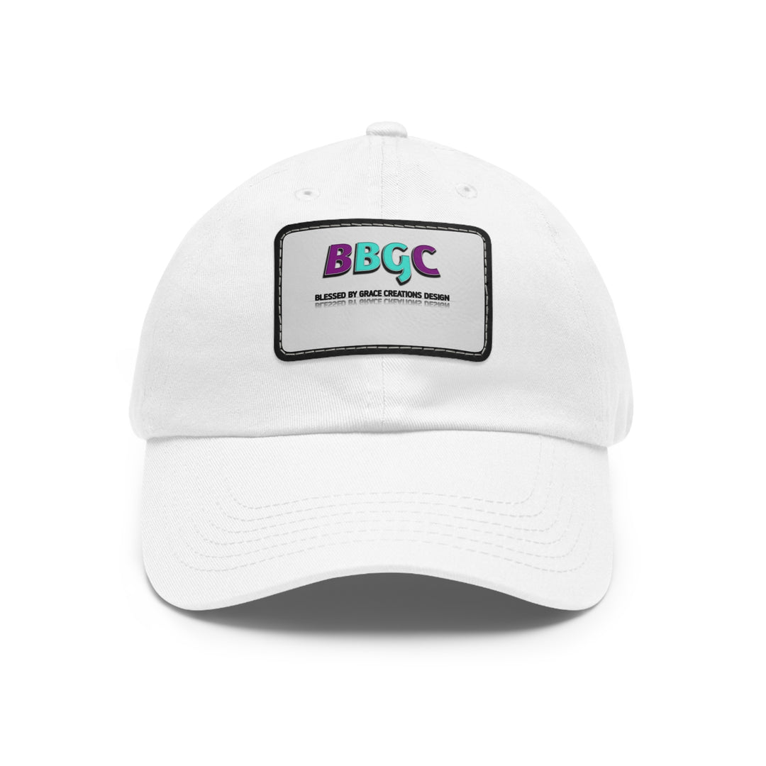 BBGC=Dad Hat with Leather Patch (Rectangle)