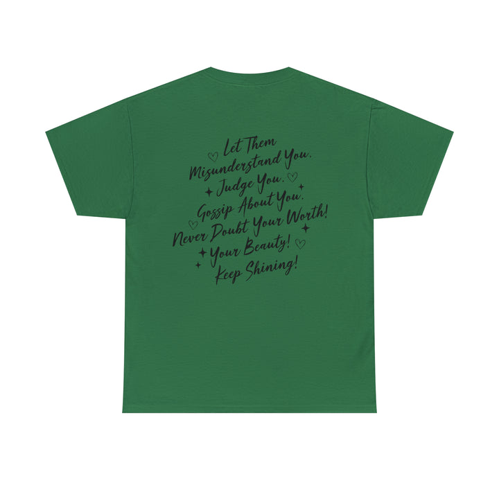 LET THEM-Unisex Heavy Cotton Tee