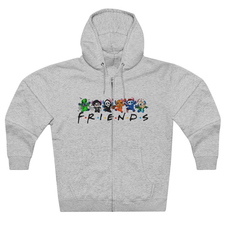 Friends-Unisex Premium Full Zip Hoodie