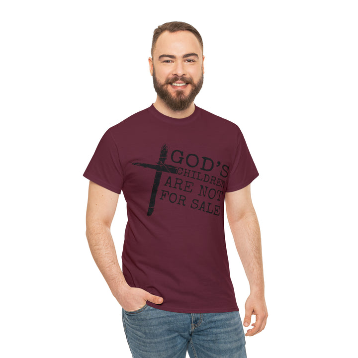 Gods children are not for sale-Unisex Heavy Cotton Tee