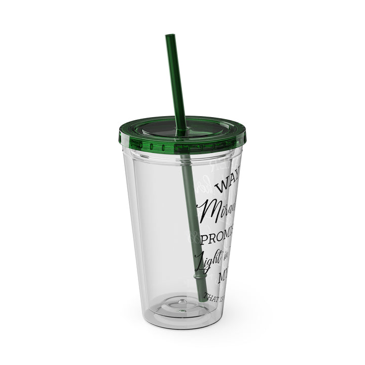 Way Maker=Sunsplash Tumbler with Straw, 16oz