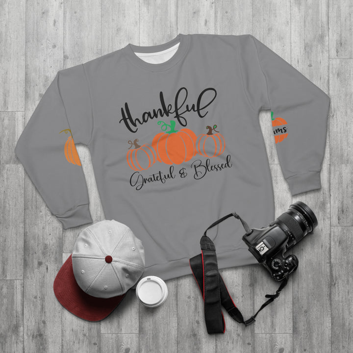 Thankful Grams=Unisex Sweatshirt (AOP)