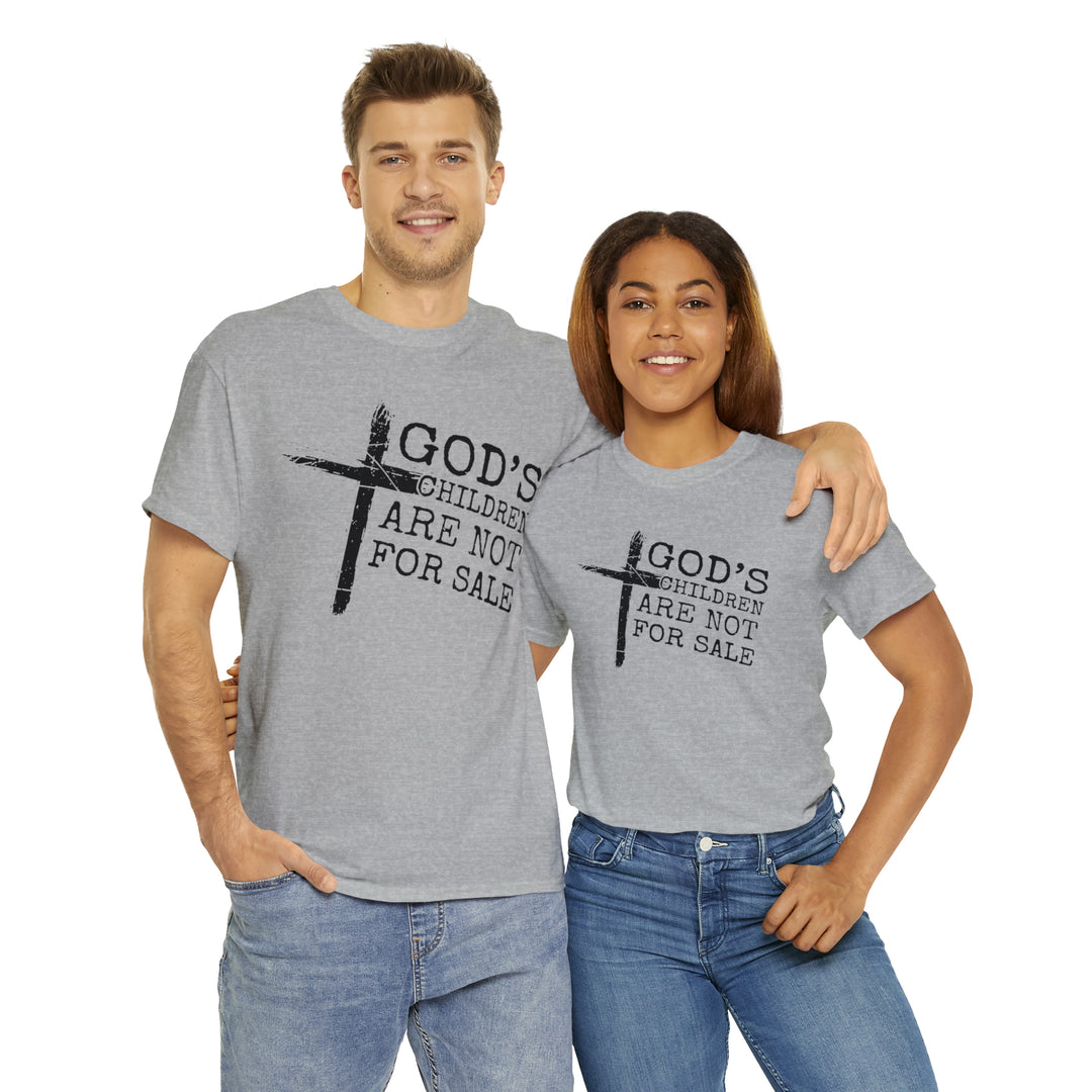 Gods children are not for sale-Unisex Heavy Cotton Tee