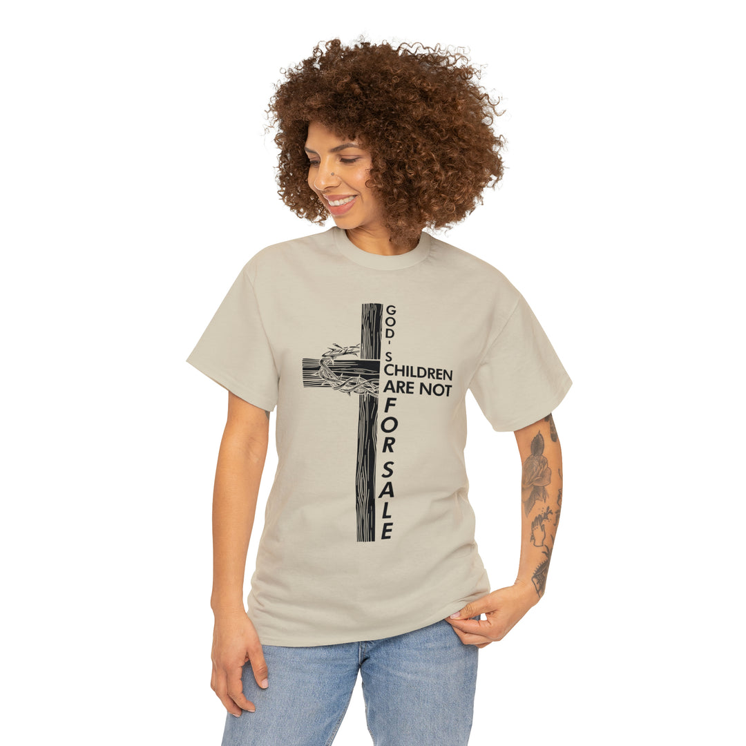 gods children are not for sale-Unisex Heavy Cotton Tee