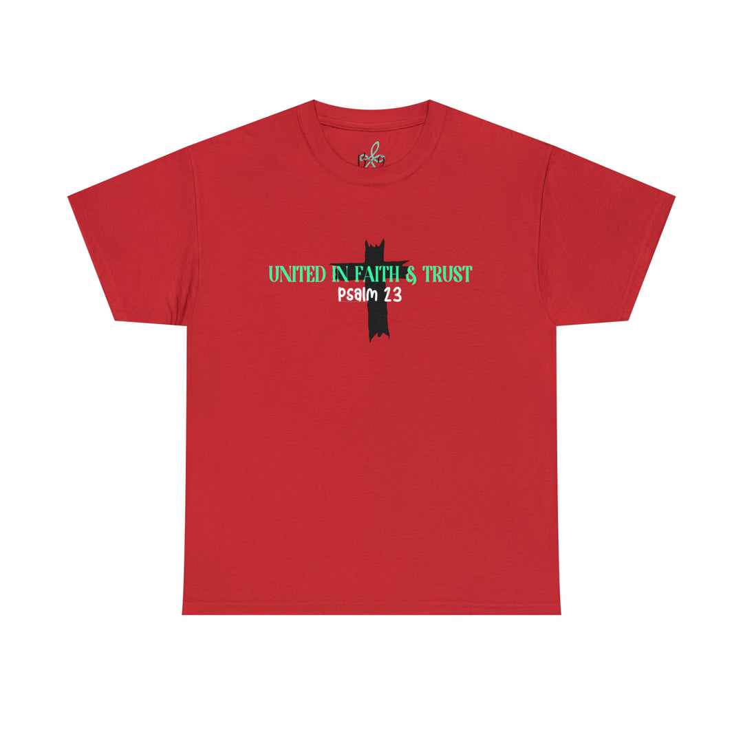UNITED IN FAITH & TRUST-Unisex Heavy Cotton Tee
