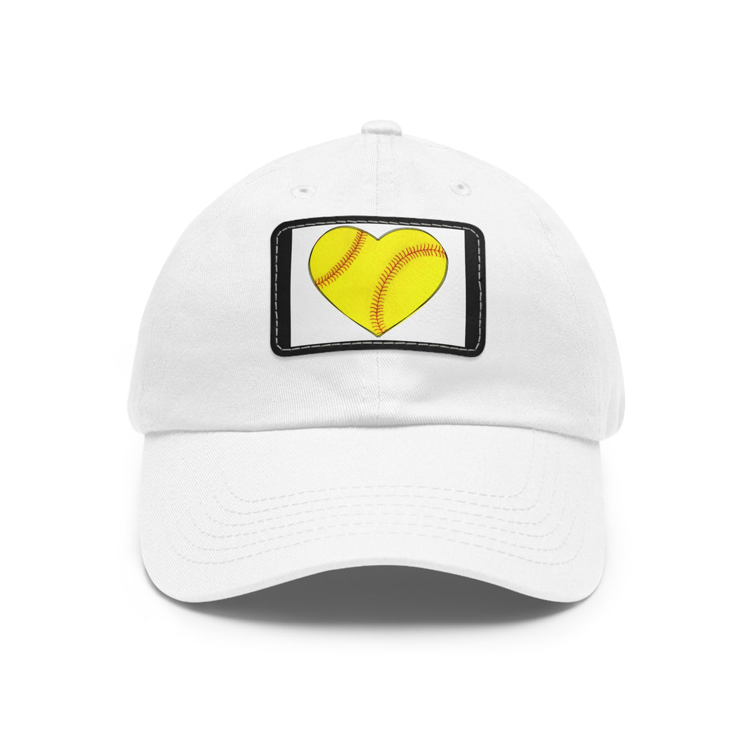 Dad Hat with Leather Patch (Rectangle)