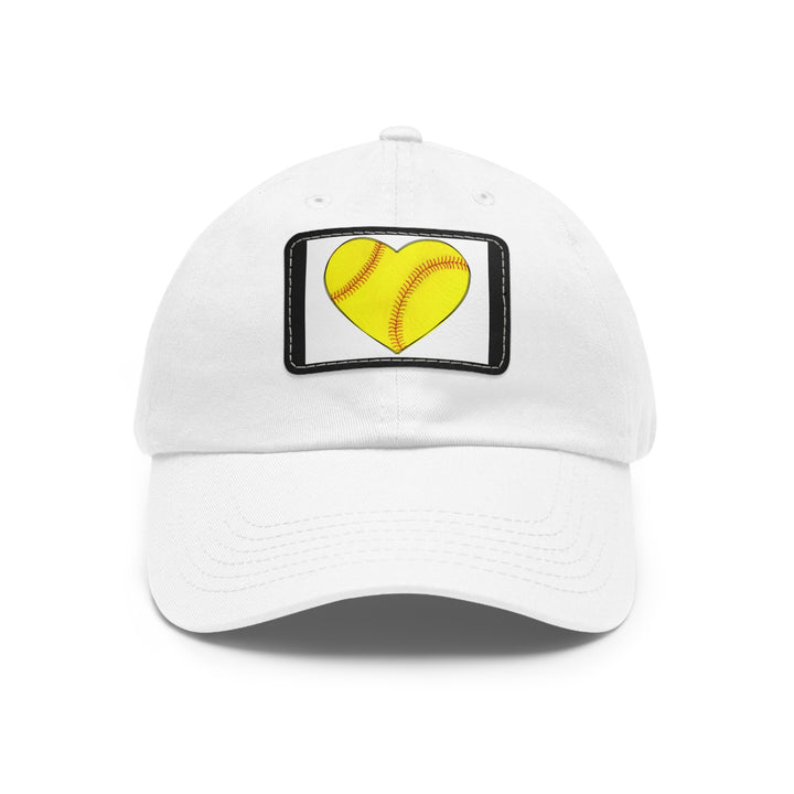 Dad Hat with Leather Patch (Rectangle)