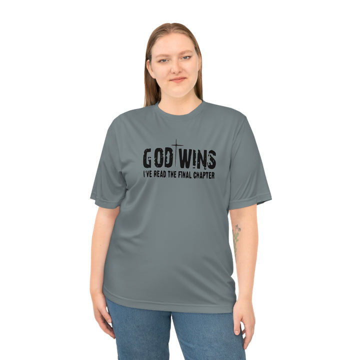 GOD WINS EVERYTIME-Unisex Zone Performance T-shirt
