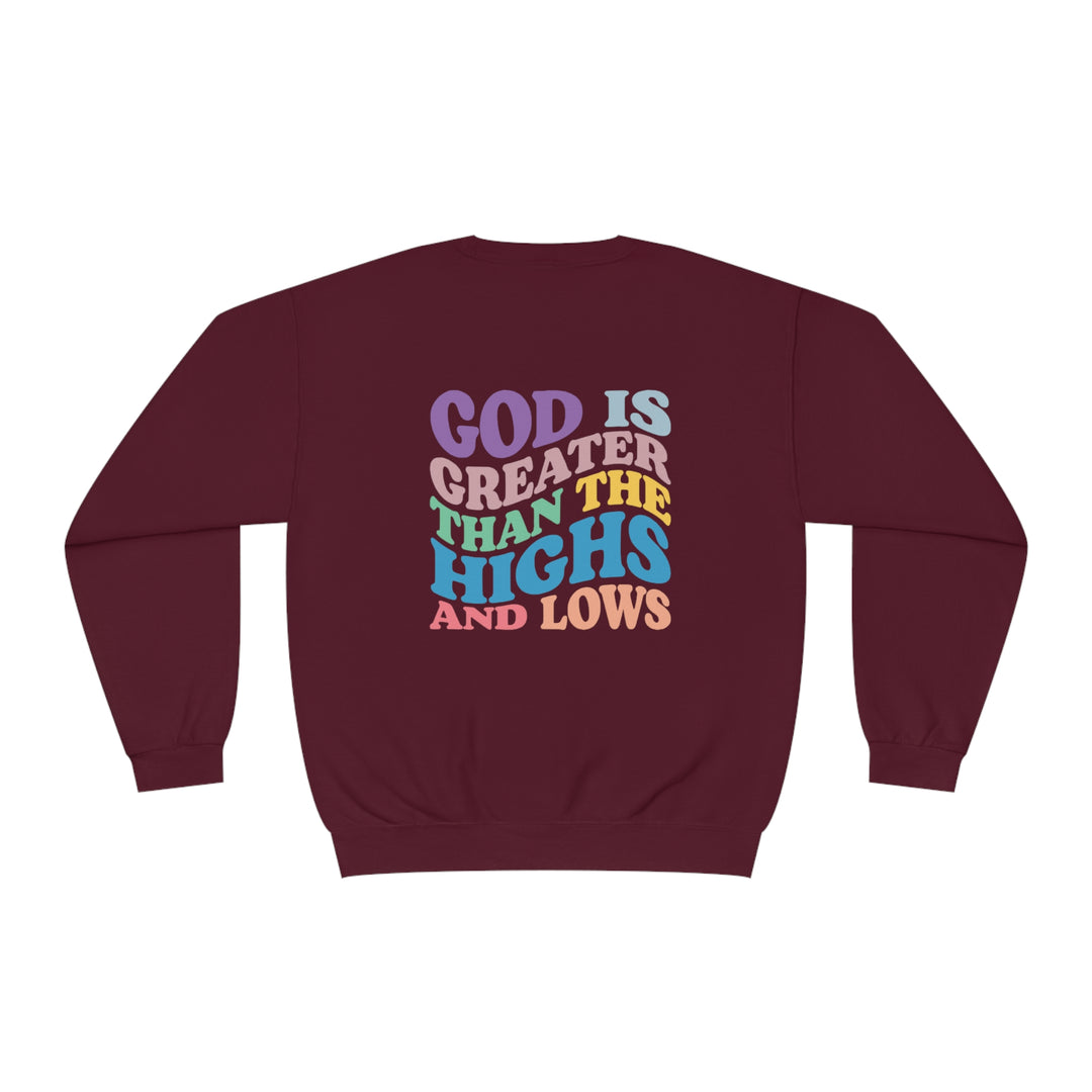 God is Greater Unisex NuBlend® Crewneck Sweatshirt