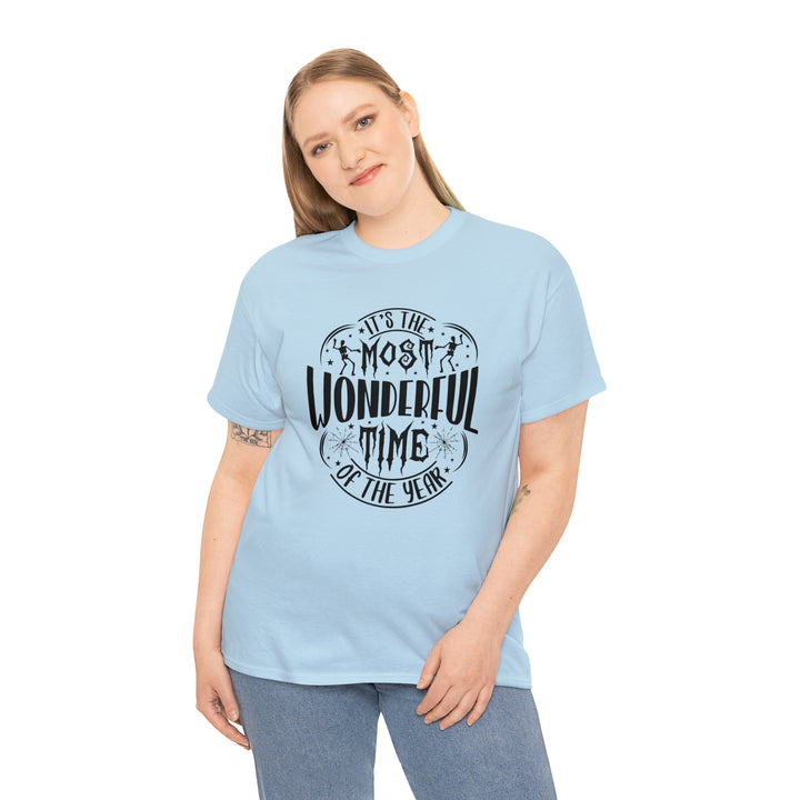 Most wonderful time of year-Unisex Heavy Cotton Tee