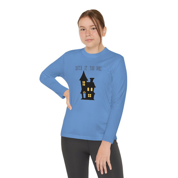 Enter if you dare-Youth Long Sleeve Competitor Tee