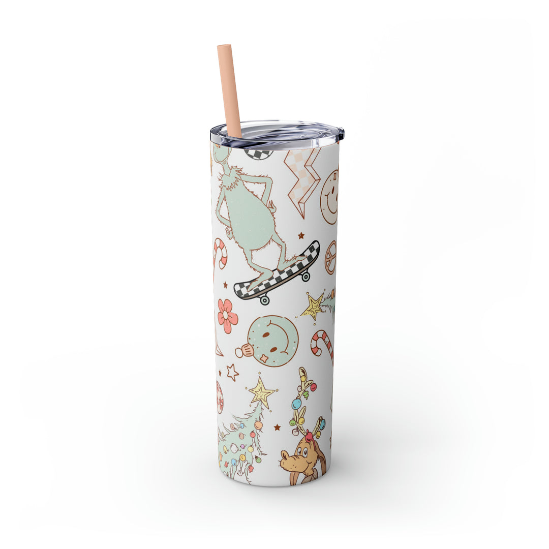 Skinny Tumbler with Straw, 20oz