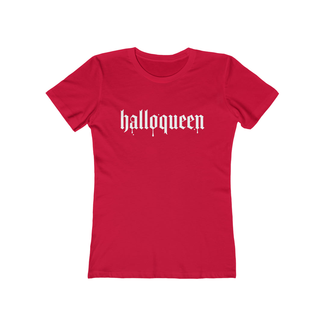 HALLOQUEEN-Women's The Boyfriend Tee