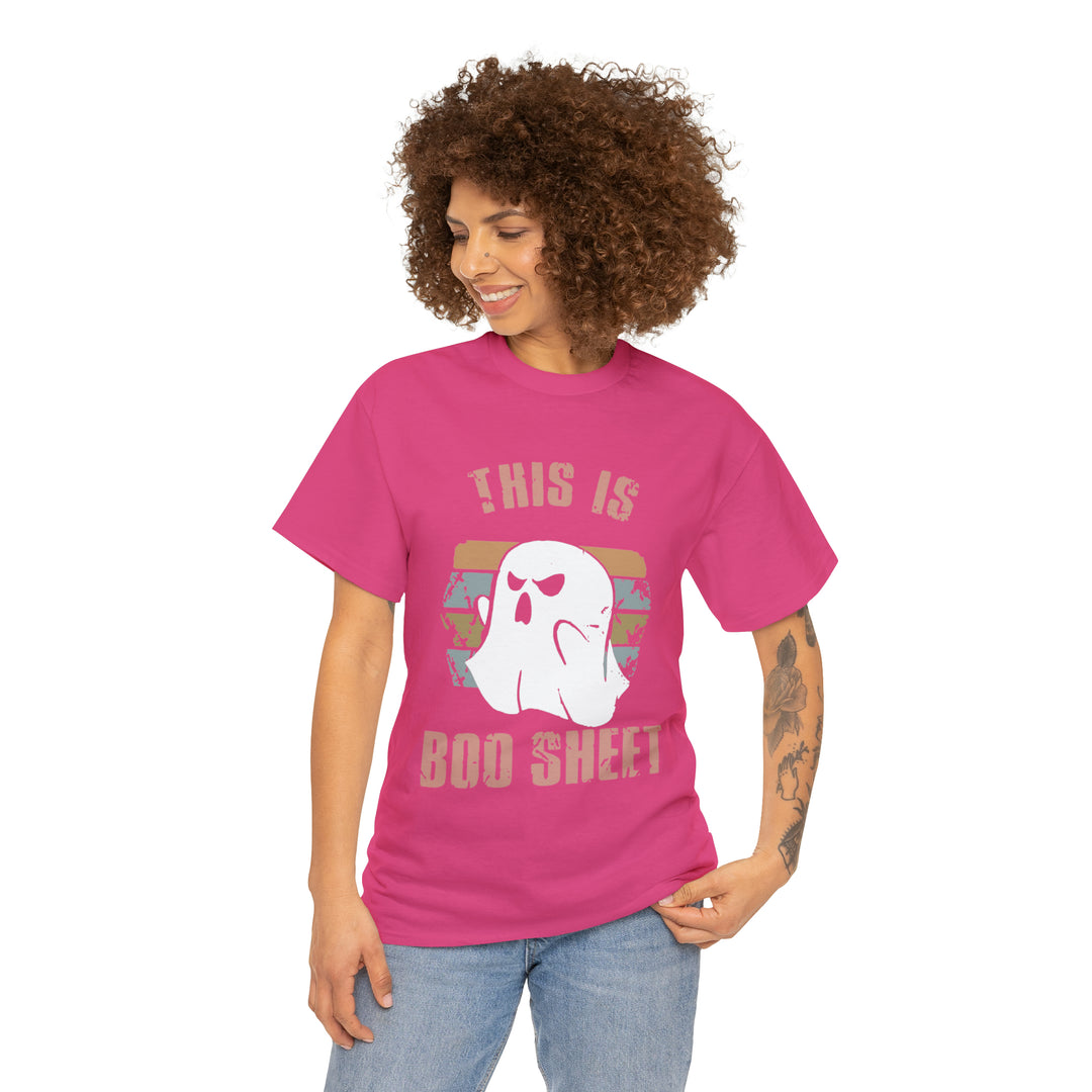 This is Boo Sheet-Unisex Heavy Cotton Tee