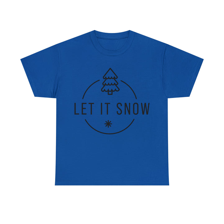 LET IT SNOW=Unisex Heavy Cotton Tee
