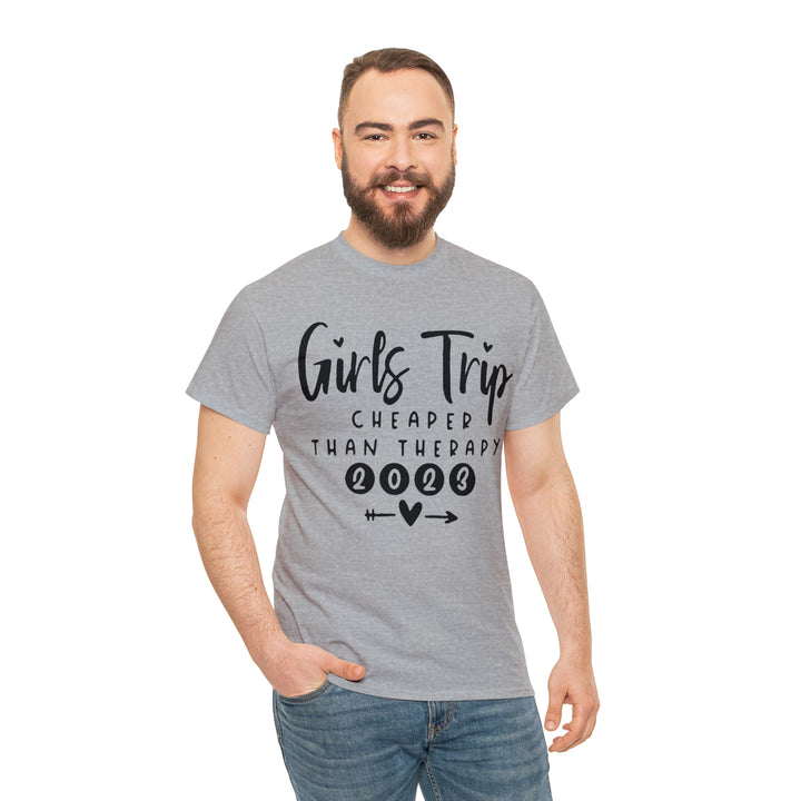 GIRLS TRIP 2023=Unisex Heavy Cotton Tee