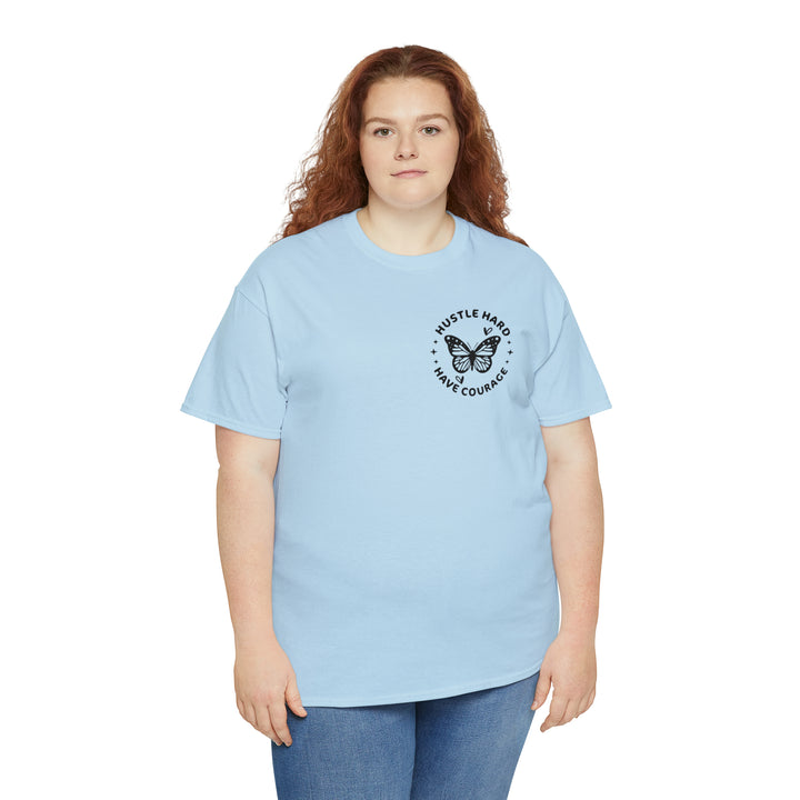 Hustle Hard-Unisex Heavy Cotton Tee