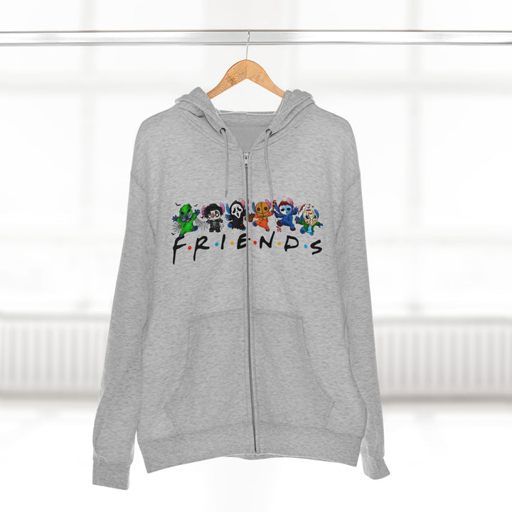 Friends-Unisex Premium Full Zip Hoodie