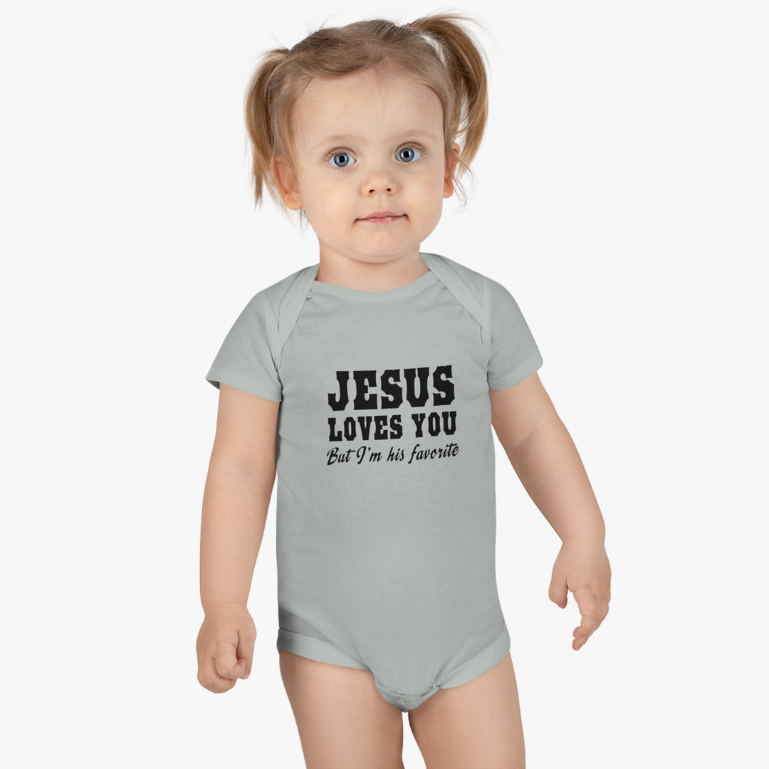 Jesus Loves You-Baby Short Sleeve Onesie®