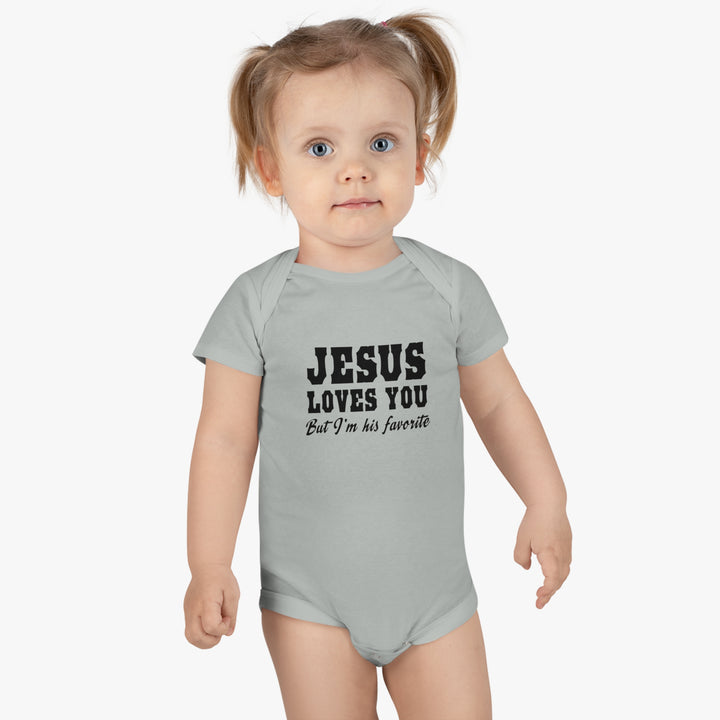 Jesus Loves You-Baby Short Sleeve Onesie®